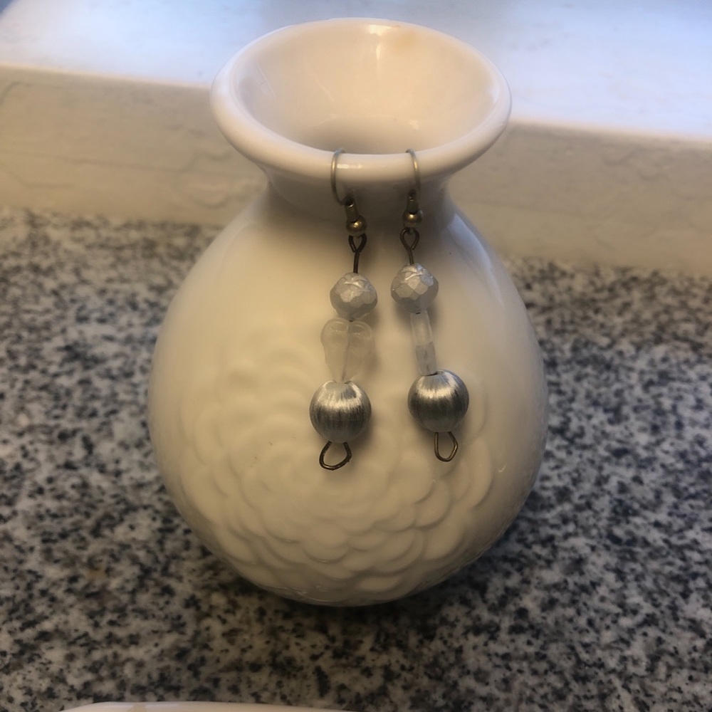 Forest Fairy Rose & Ball Earrings